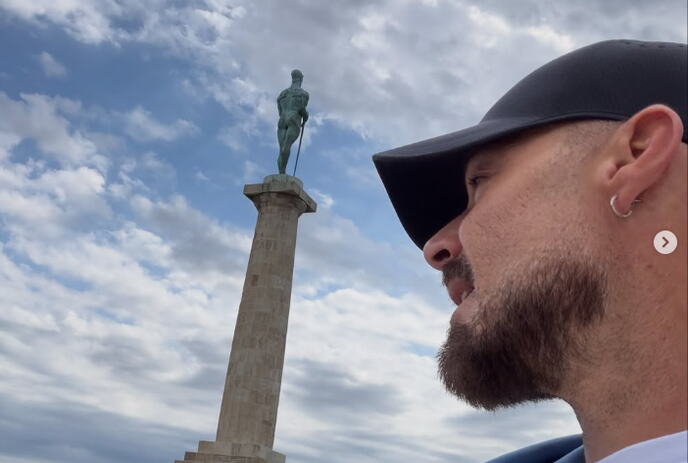 Riki Martin oduševljen Beogradom: Fotografije sa Kalemegdana obišle svet